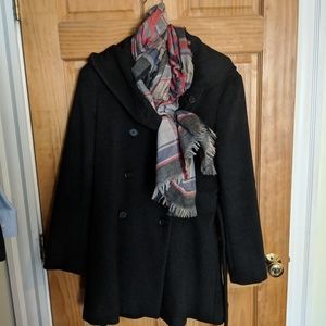 Banana Republic Wool Coat with oversize hood